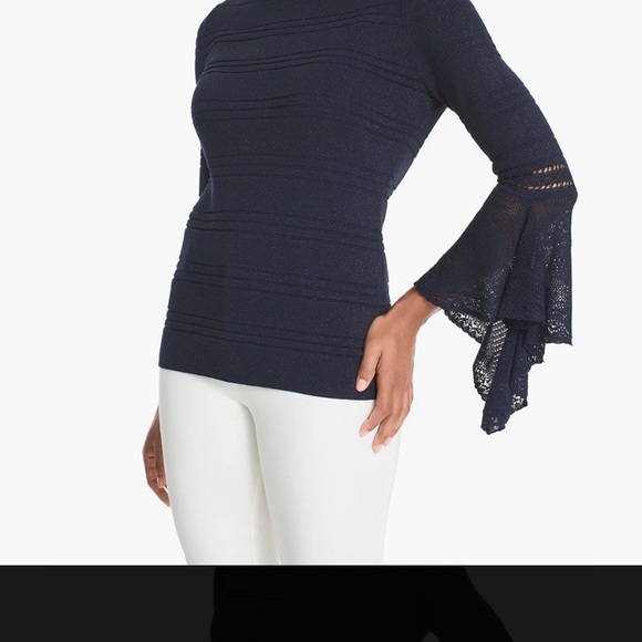 Must go! Buy Now! WHBM Flutter-Sleeve Sweater - Picture 3 of 3
